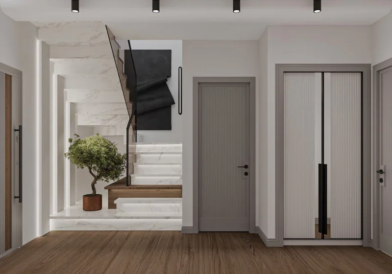 Salon, mutfak ve yaşam alanları — 7