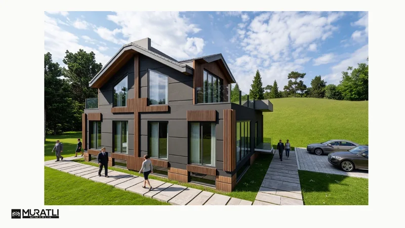 Çatı katlı villa ve planları — 5