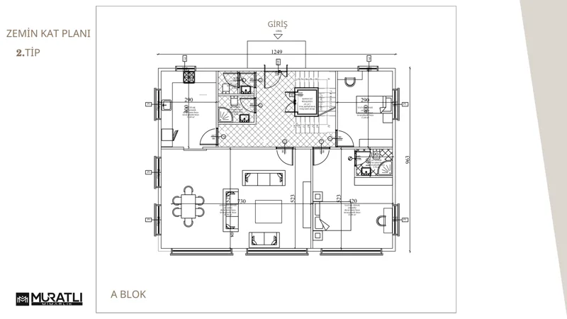 Çatı katlı villa ve planları — 7