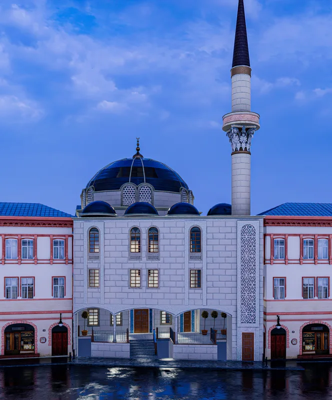 Mavi kubbeli yapı · tasarım ve uygulama — 3