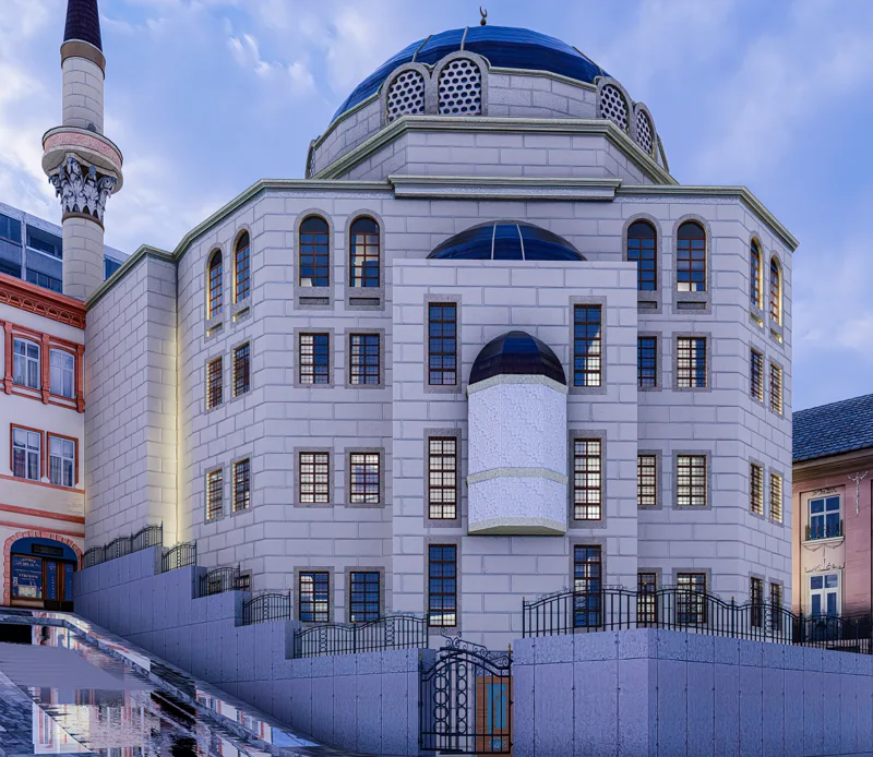 Mavi kubbeli yapı · tasarım ve uygulama — 7