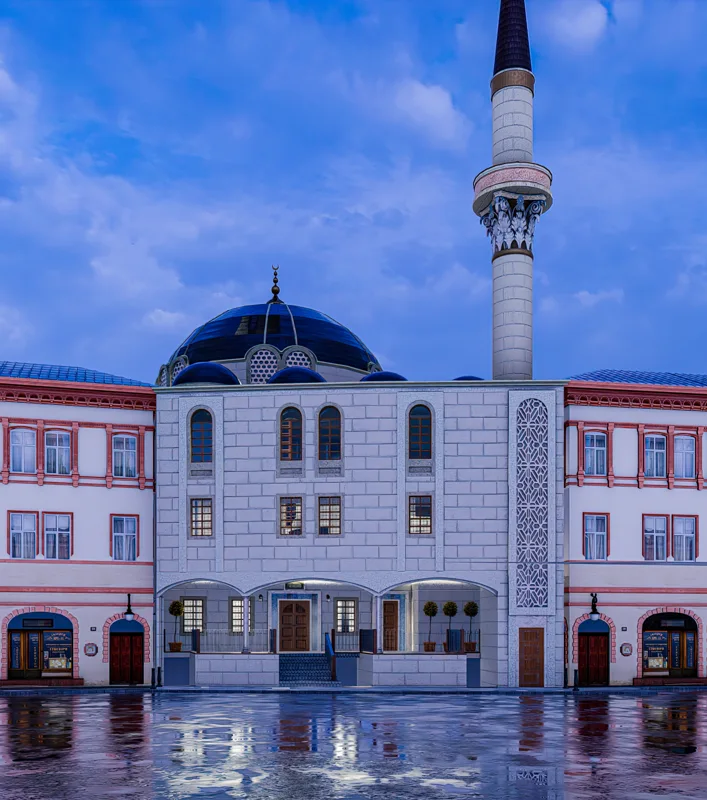Mavi kubbeli yapı · tasarım ve uygulama — 12